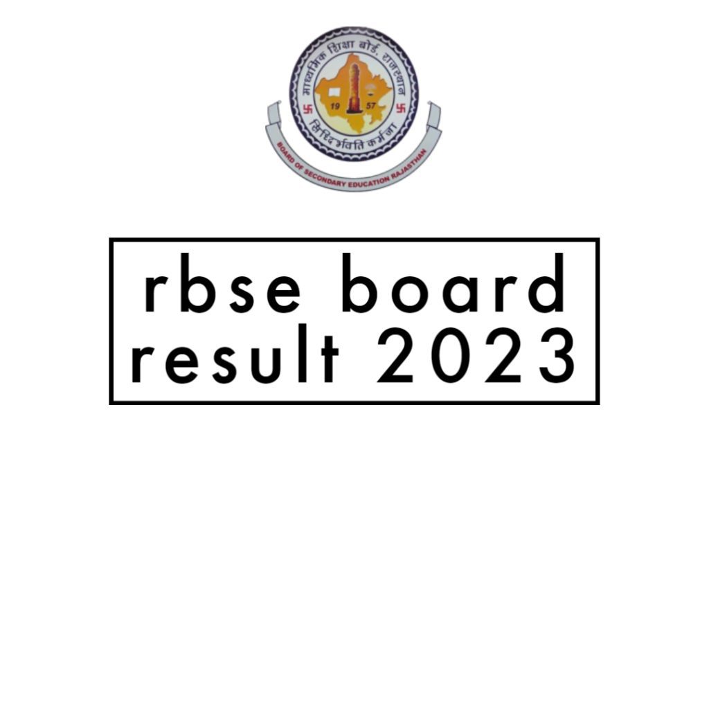 rbse board result 2023 class 12 date 10th result rajasthan board